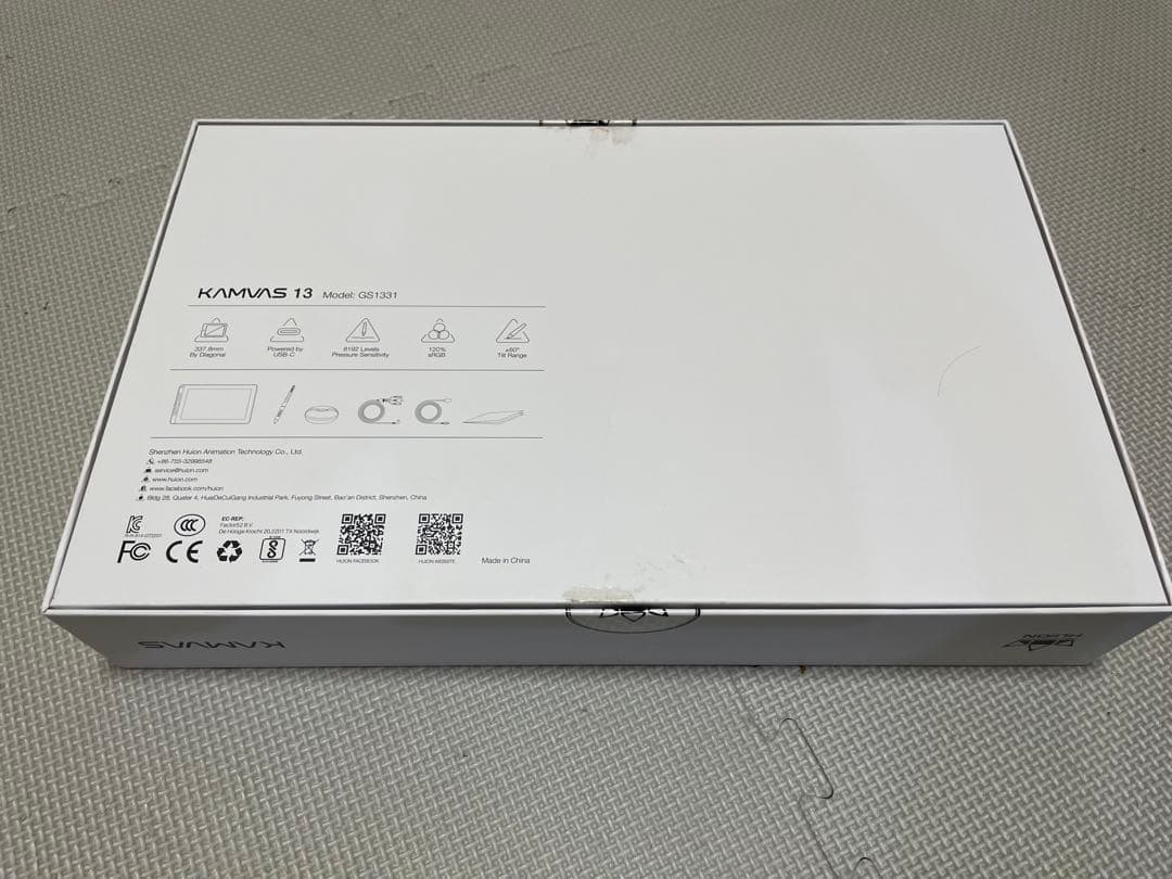 HUION 液晶タブレット ペンディスプレイ Kamvas 13 ヴァイオレット