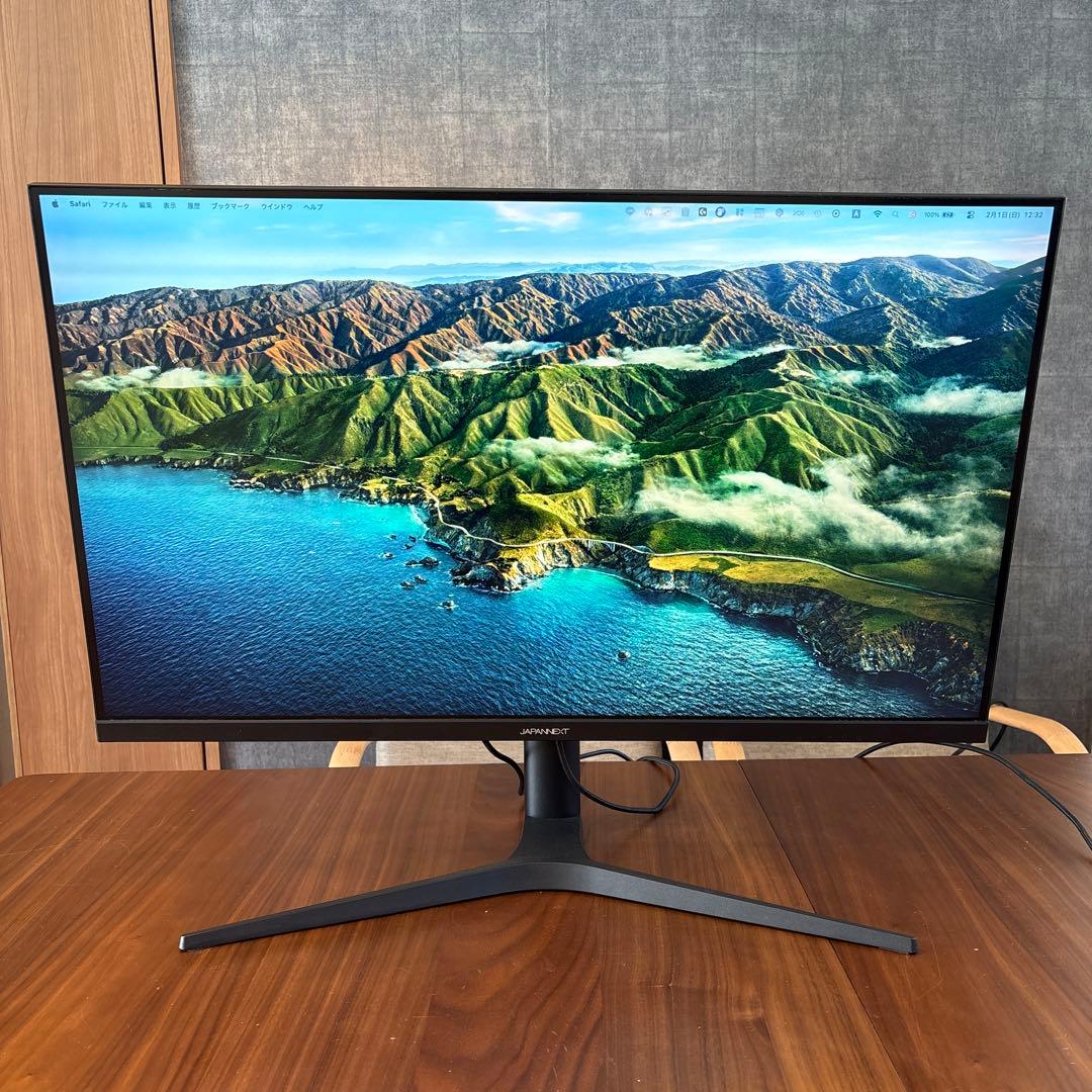 JAPANNEXT JN-IPS315UHDR-C90W-HSP 4Kモニター