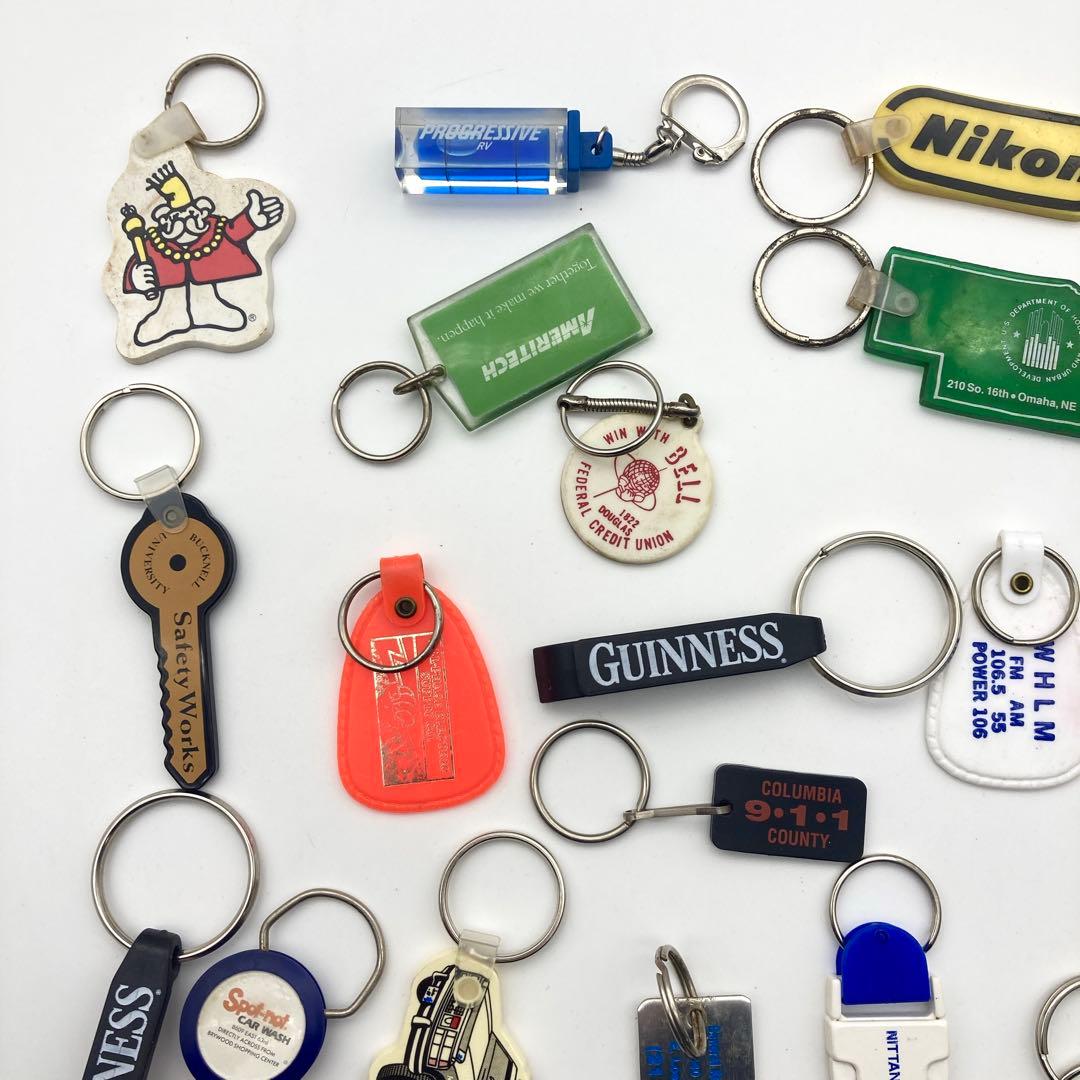 【Ia】77個　アメリカ　アドバタイジング　広告　キーホルダー　LMM77