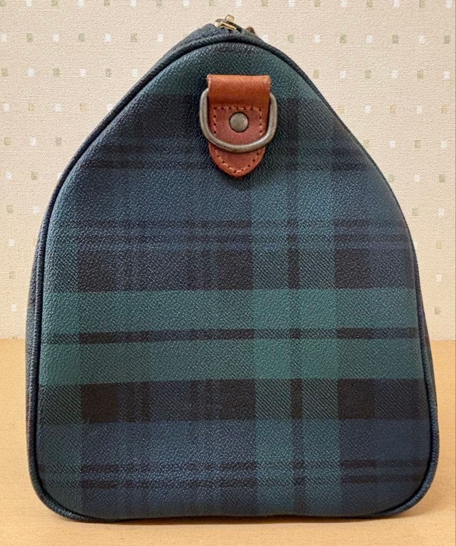 ✨美品✨ ポロラルフローレン ミドルボストンバッグ PVC レザー グリーン
