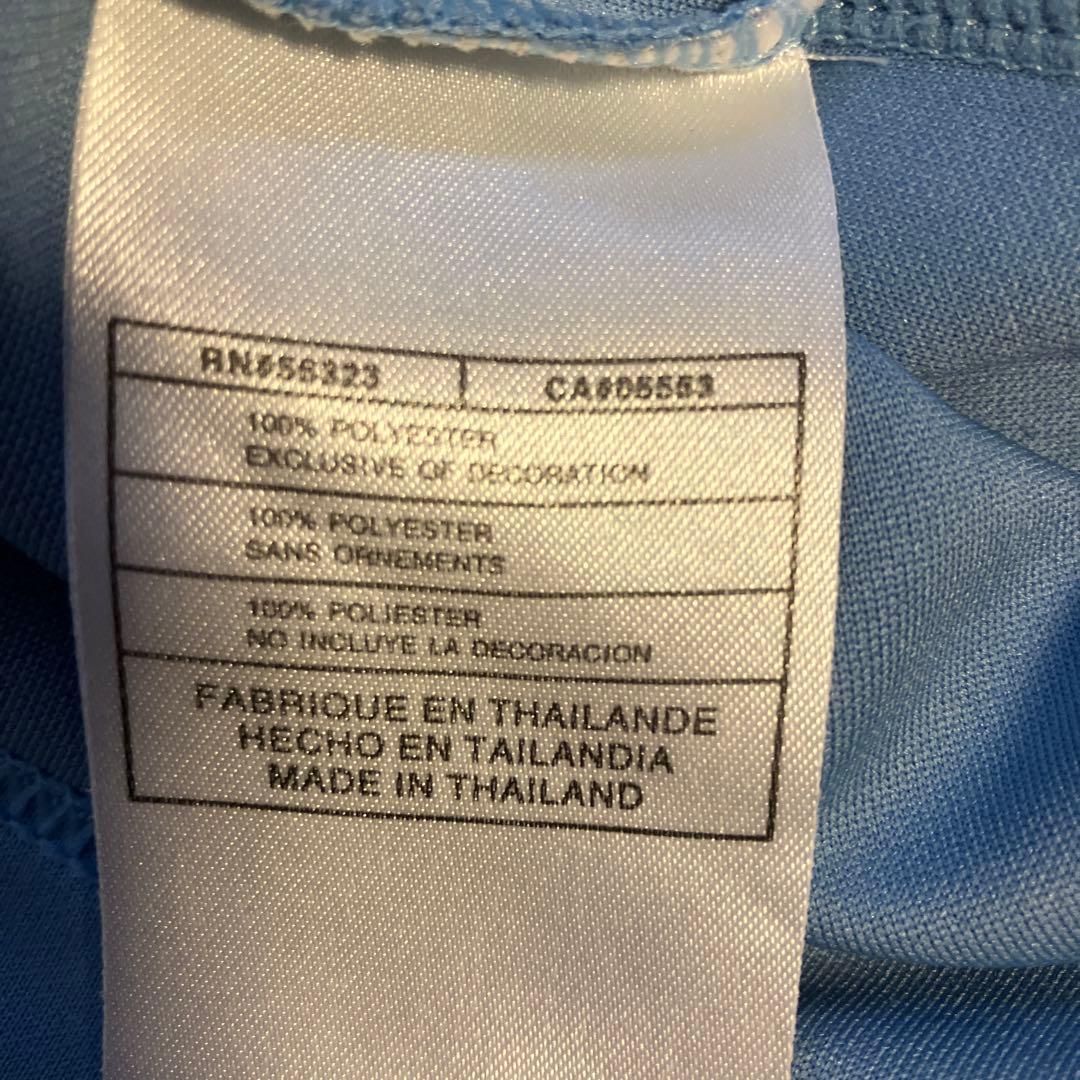 カズ様　Nike Dri-FIT ライトブルー ポロシャツ