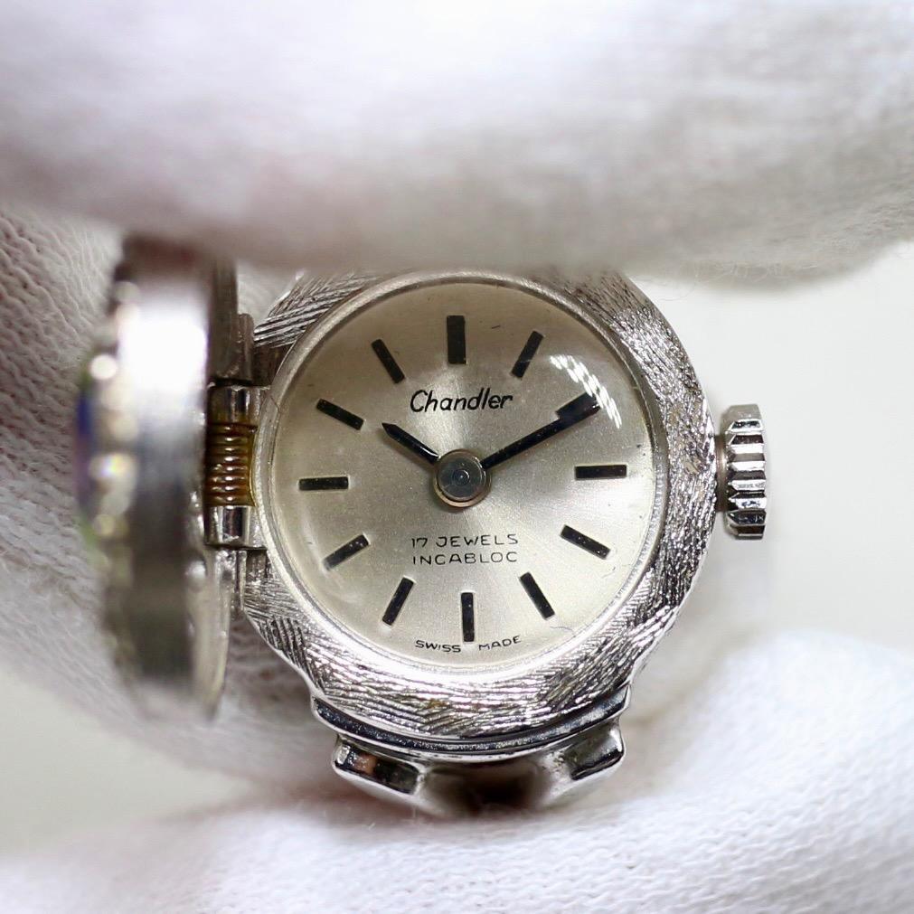 chandler チャンドラー リングウォッチ 手巻き 17石 ヴィンテージ