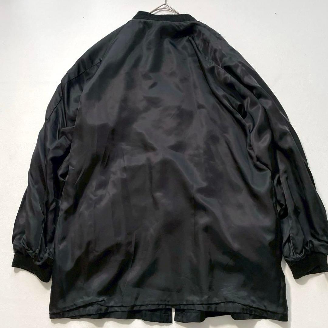 【みすみ】マーカ　リバーシブル ロングスーベニアジャケット サテン刺繍