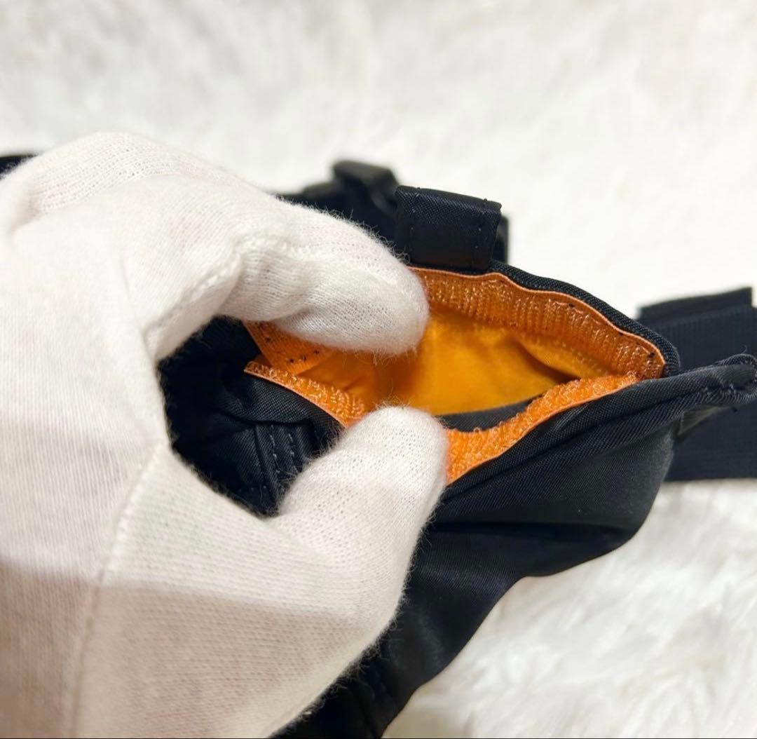 未使用級✨ポーター タンカー ボディバッグ ウエストバッグ ブラック ロゴ美品✨