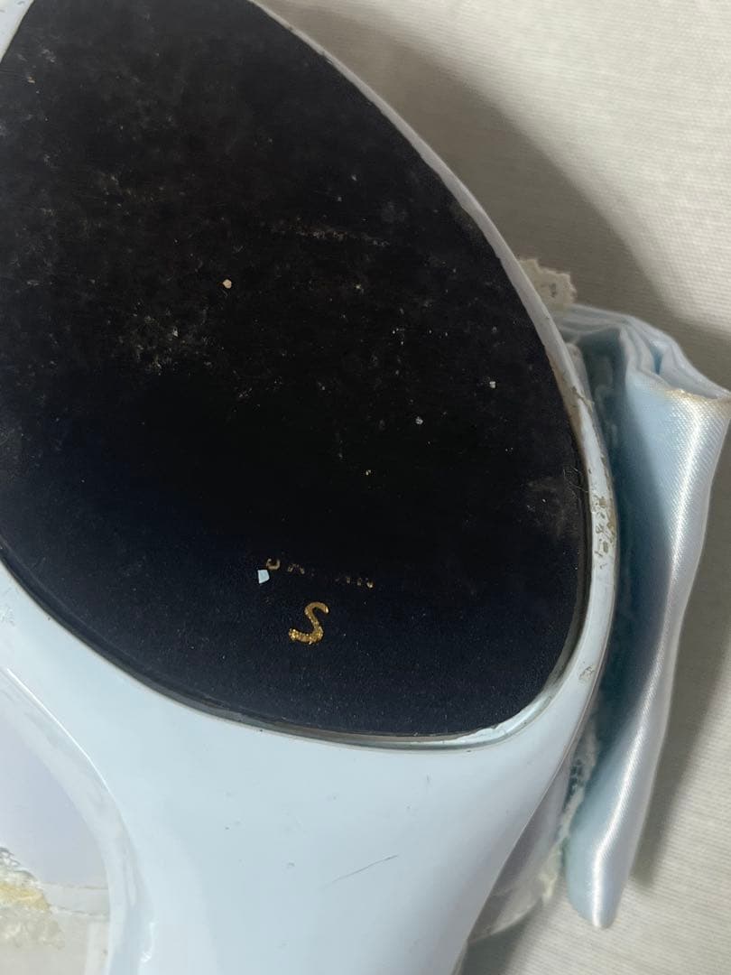 ジーザスディアマンテ 水色リボンミュール【中古品】