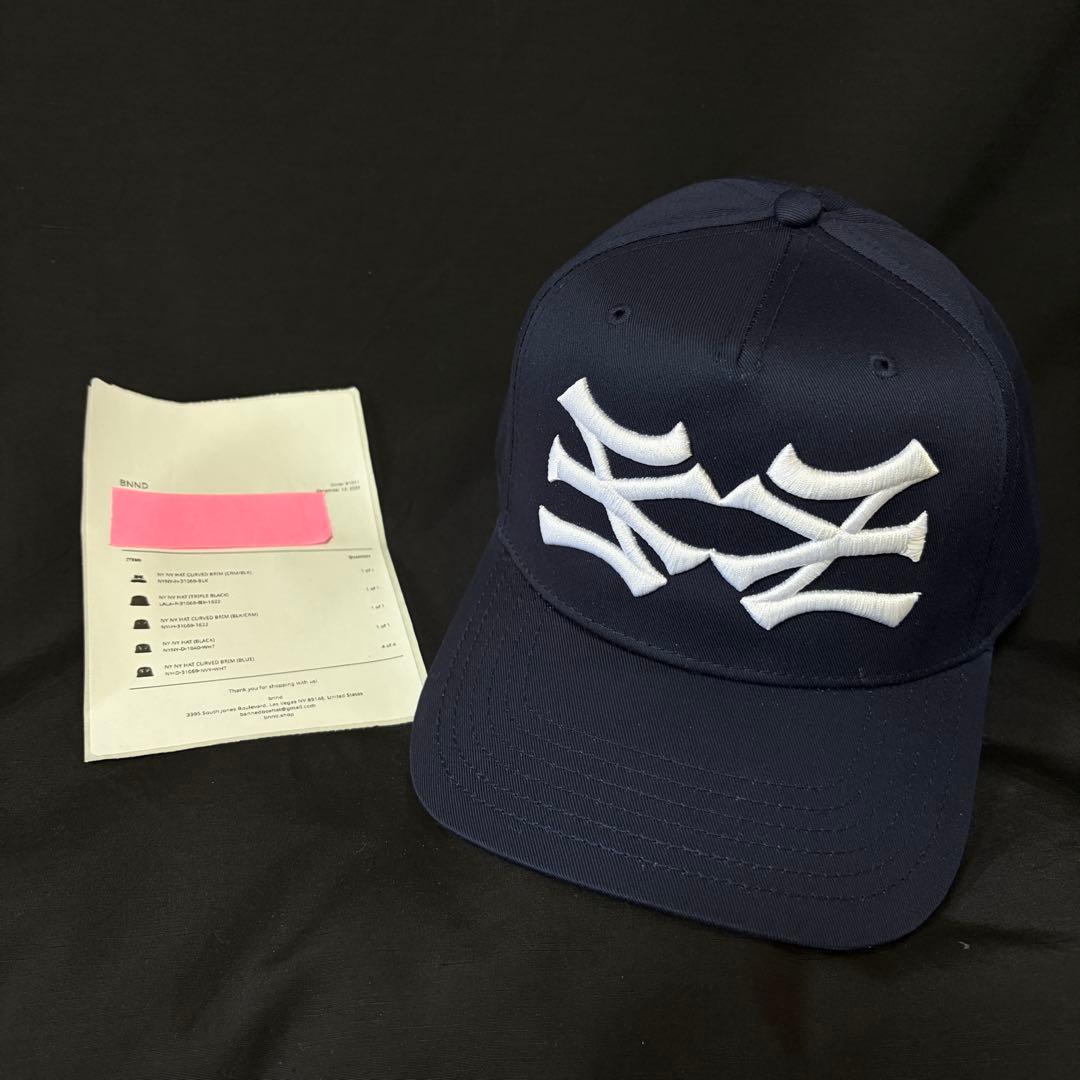 bnnd.（oMA オマ）ネイビー ダブルアイコン 正規品 キャップ