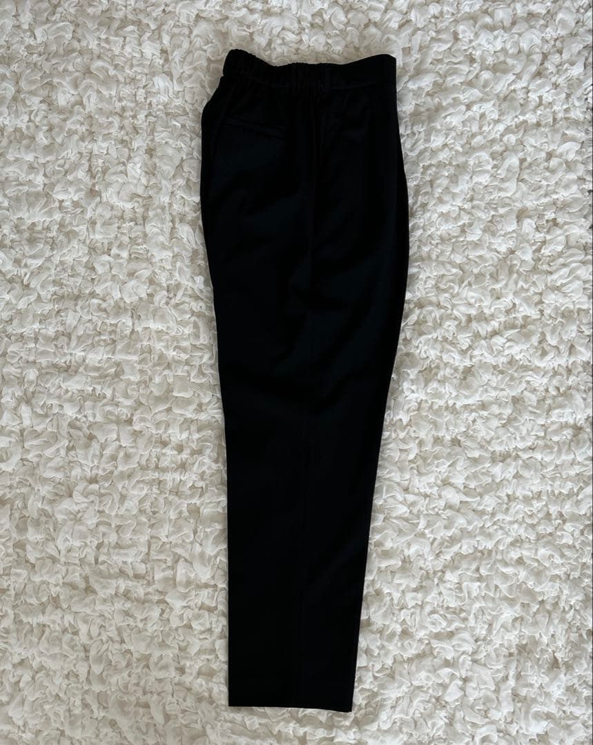 グローバルワーク セットアップ フォーマルスーツ ノーカラー ブラック