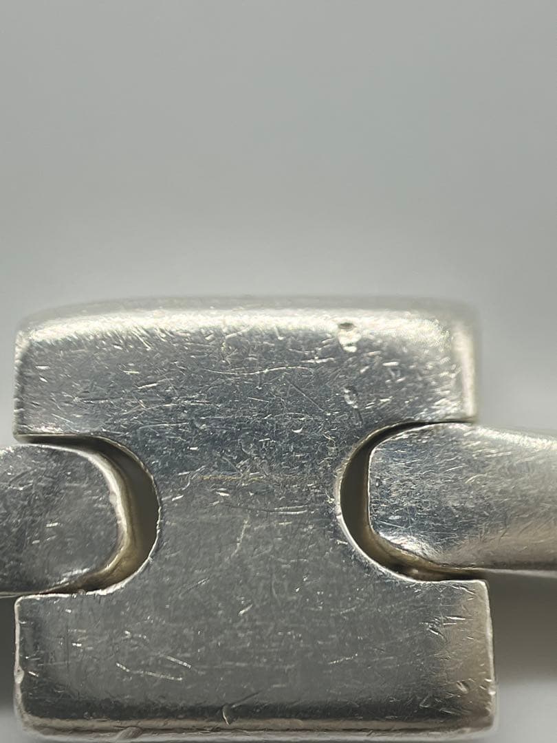 グッチ GUCCI Hリンク プレート ブレスレット SV925