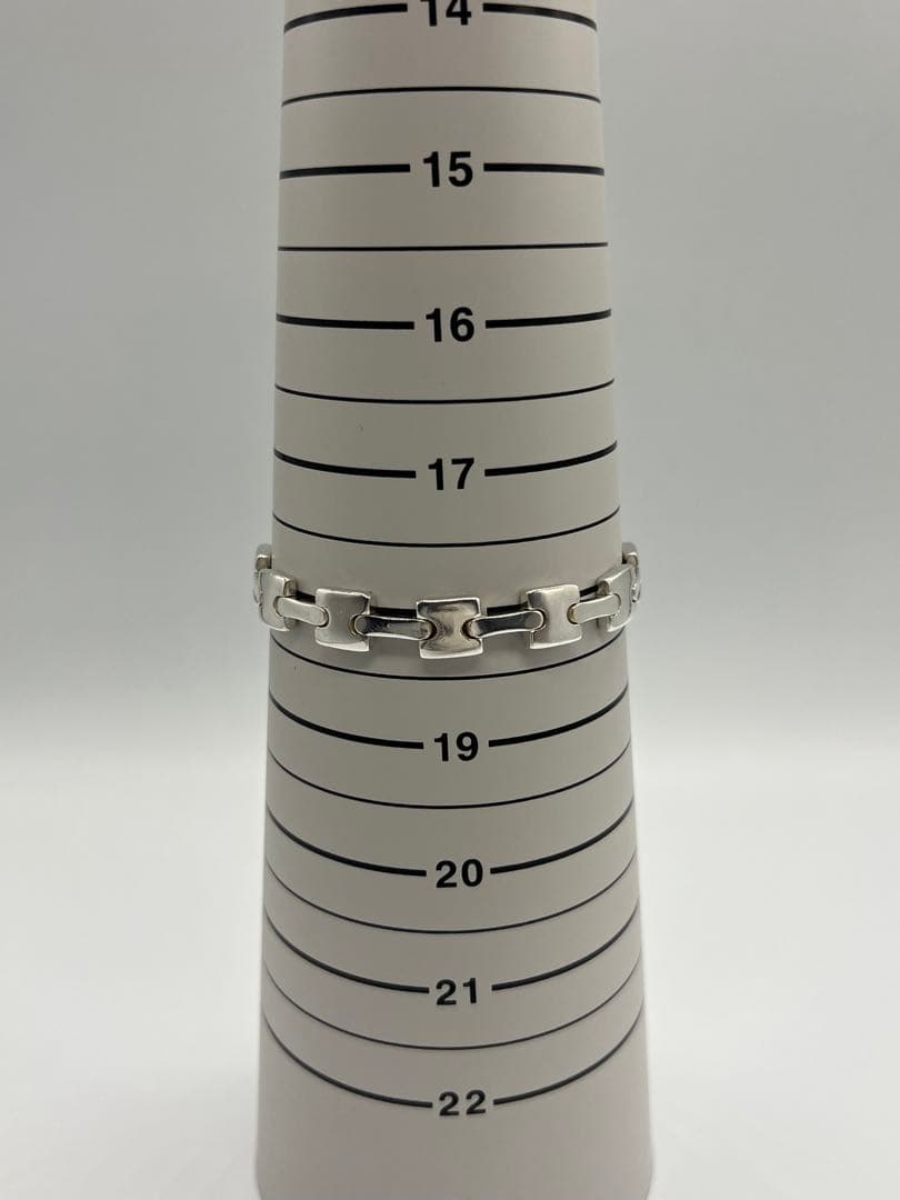 グッチ GUCCI Hリンク プレート ブレスレット SV925