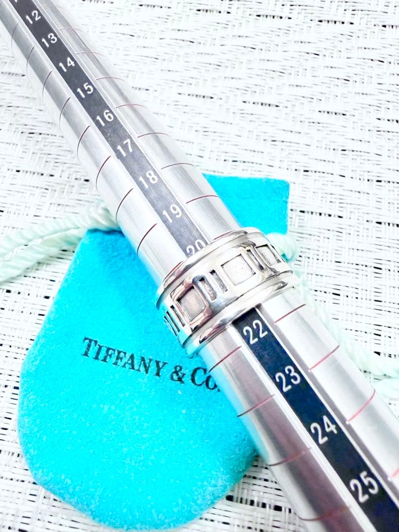 ティファニー　アトラス　ワイド　指輪　リング　21.5号　研磨仕上済美品 925