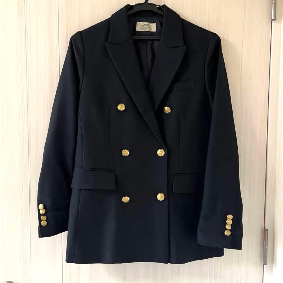 【JOURNAL STANDARD relume】ネイビーブレザー紺ブレ金ボタン