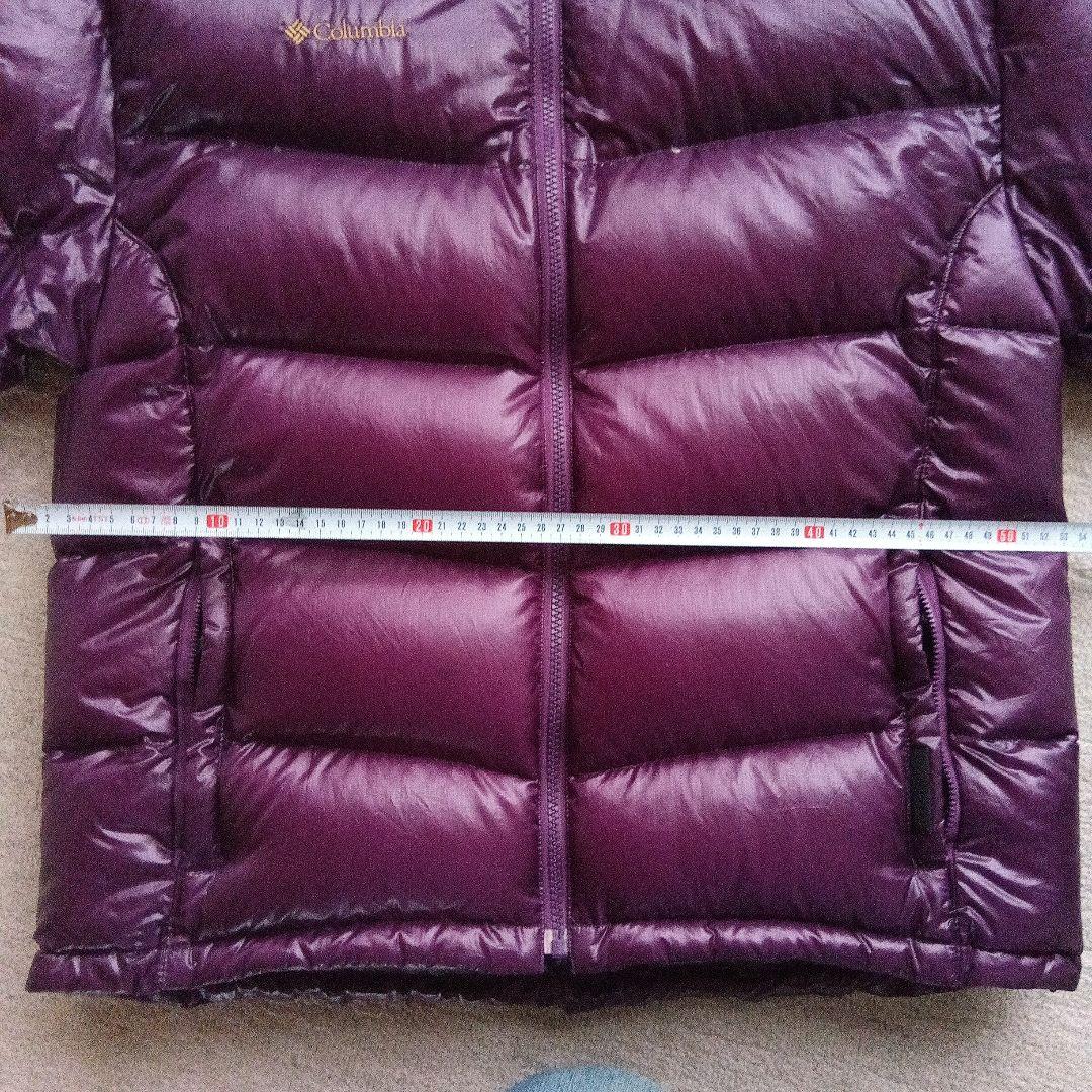 【専用品】コロンビア　フード付きダウンジャケット紫　サイズS