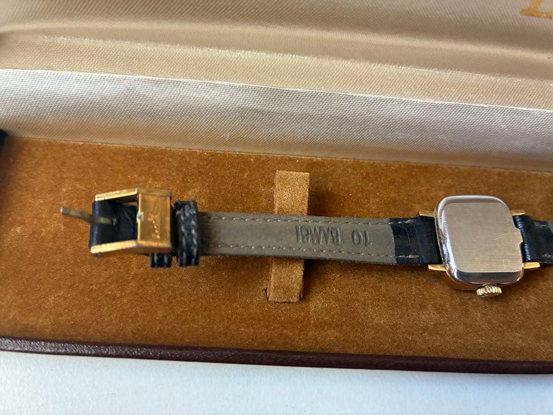 LONGINES レディース腕時計 Flagship 黒革