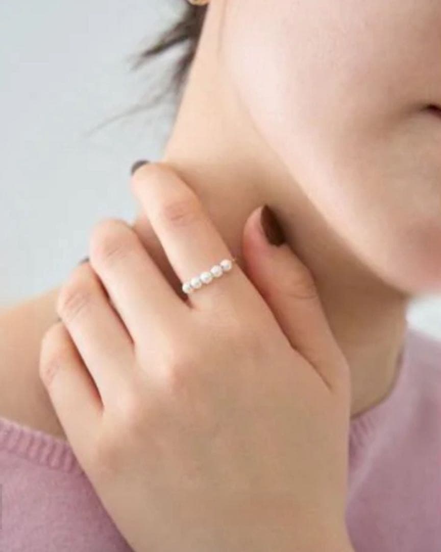 IENA GIGI pour IENA 別注チェーンパールリング