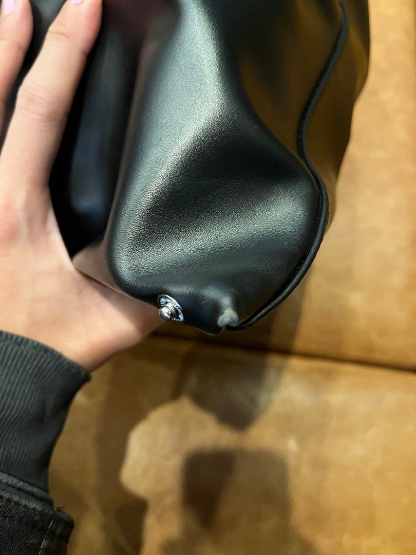 mm6 レザートートバッグ