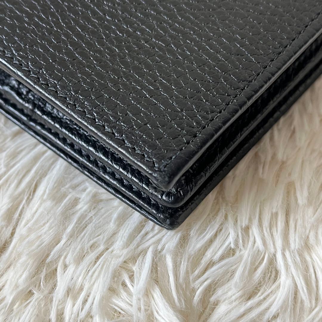 ⭐️極美品⭐️　GUCCI　GGマーモント　カードケース　ミニ財布　ブラック