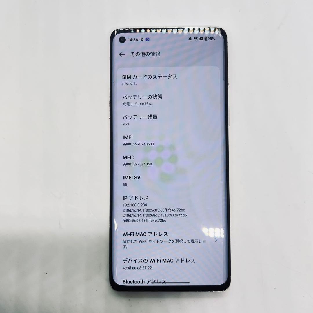 【ジャンク品】 OnePlus 8 TMO 128GB SD865 OS13