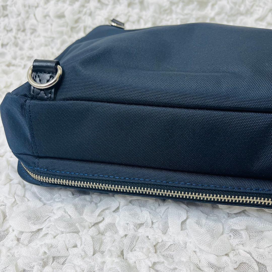 ユナイテッドアローズ グリーンレーベル レザービジネスバッグ黒リュック紺3way