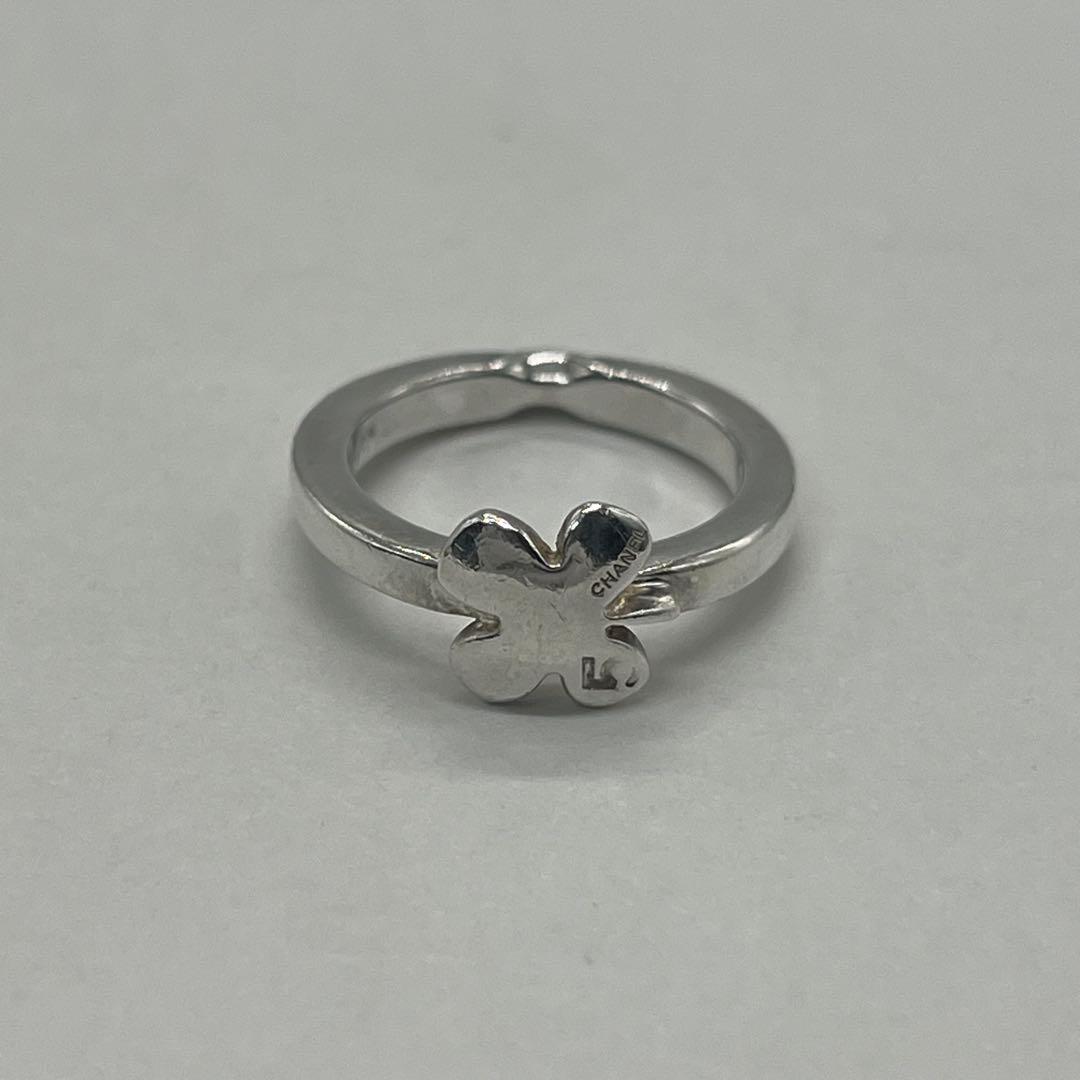 シャネル CHANEL クローバー リング 10号 SV925 ヴィンテージ