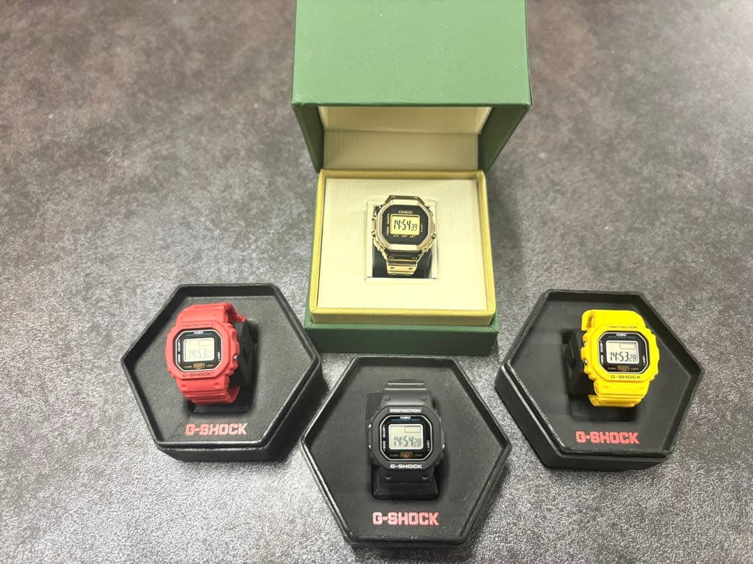 カシオ・リングウォッチ4点セット