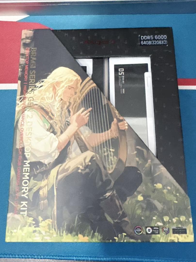 Asgard BargiⅡ DDR5 CL28 6000Mhz 64GB メモリ