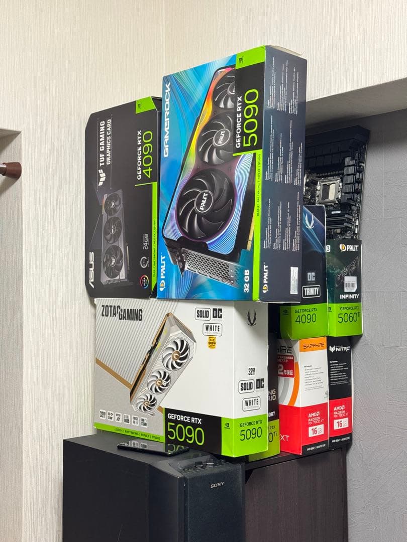 グラフィックボード・グラボ・ビデオカード ZOTAC RTX 5090 PALIT RTX 5090