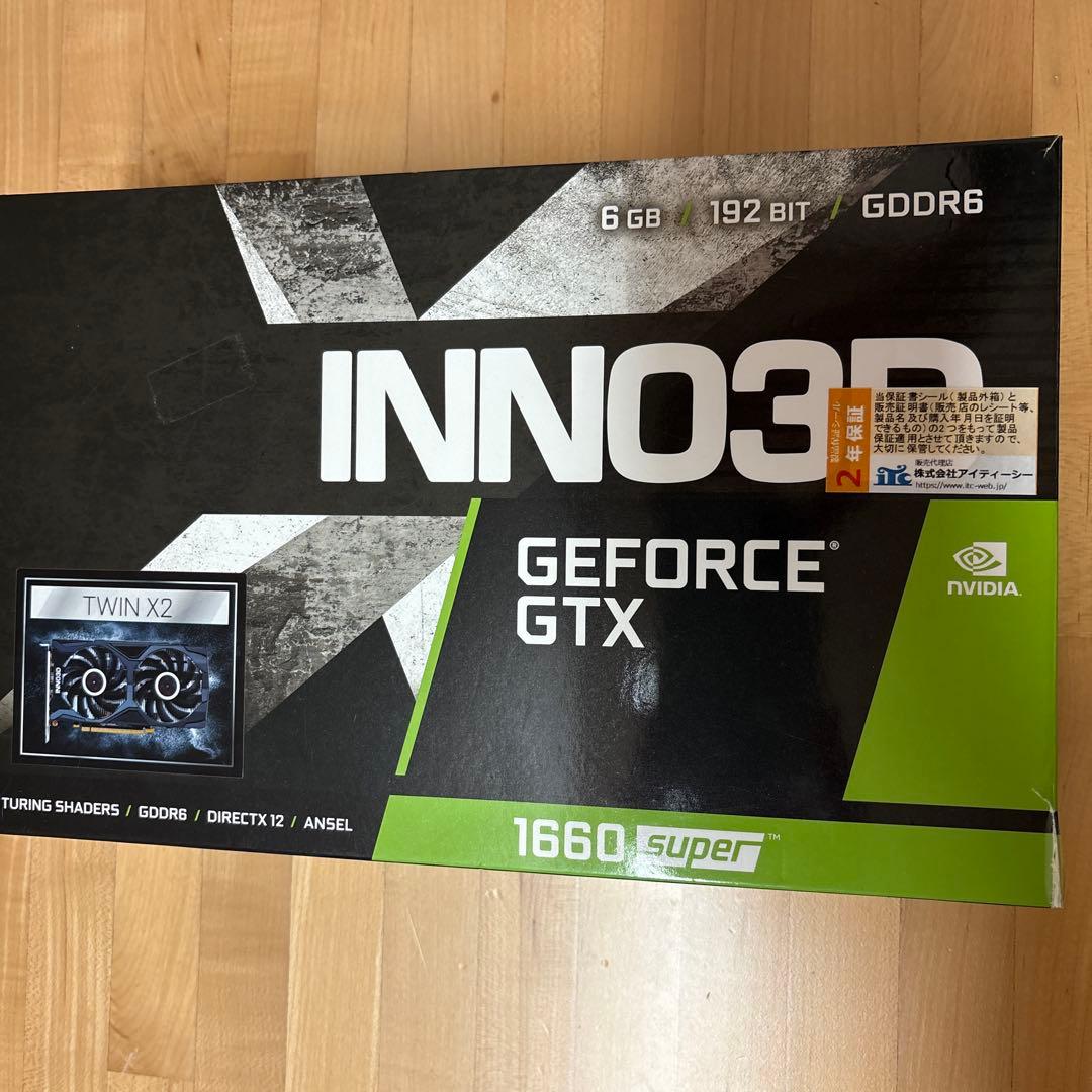 グラフィックボード・グラボ・ビデオカード INNO3D GEFORCE GTX 1660 super