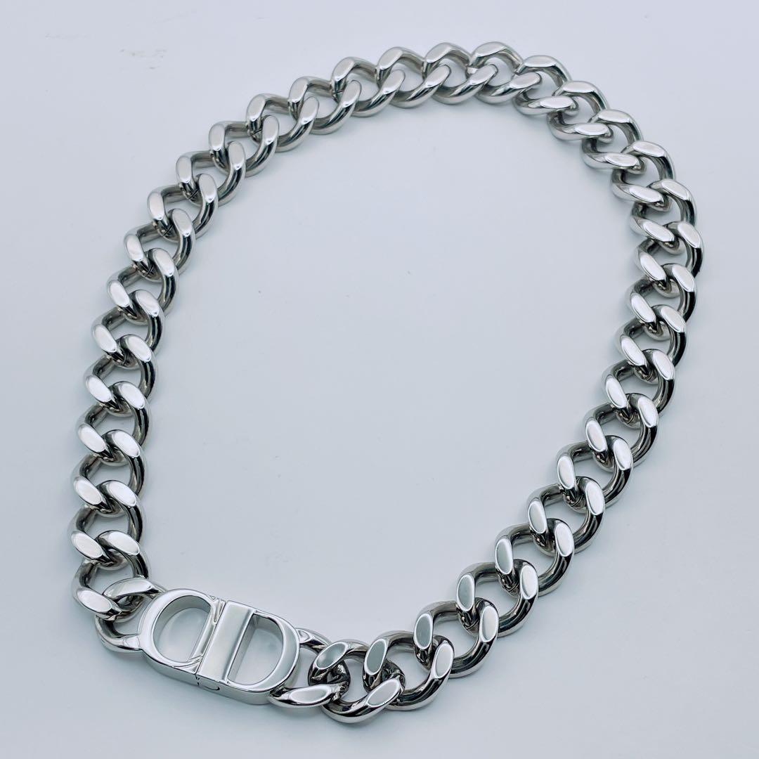 Christian Dior ネックレス 　アイコン　チェーンCD ロゴ　喜平