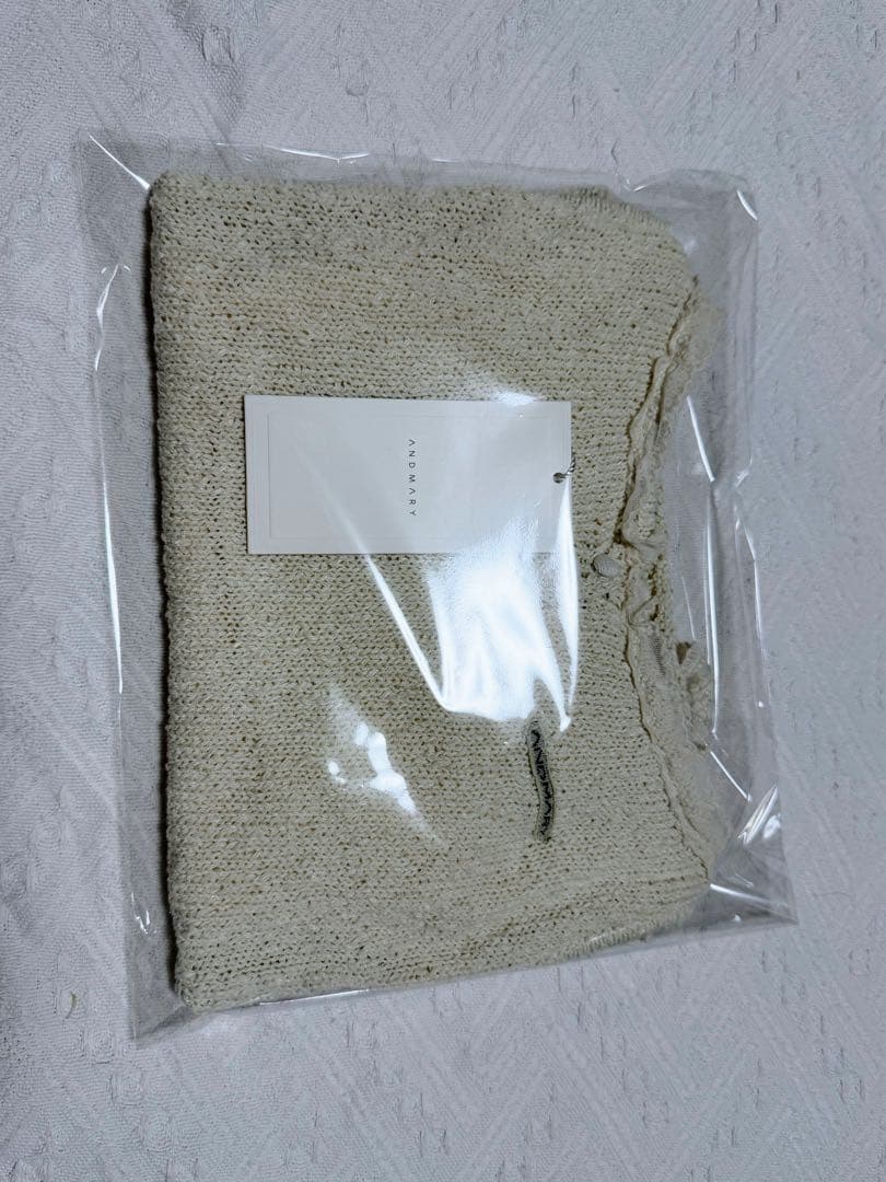 トップス Andmary cotton ribbon tank ivory