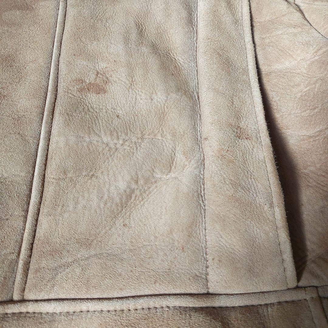 オーバーサイズ ムートンコート ニュージーランド製 ロング丈 vintage