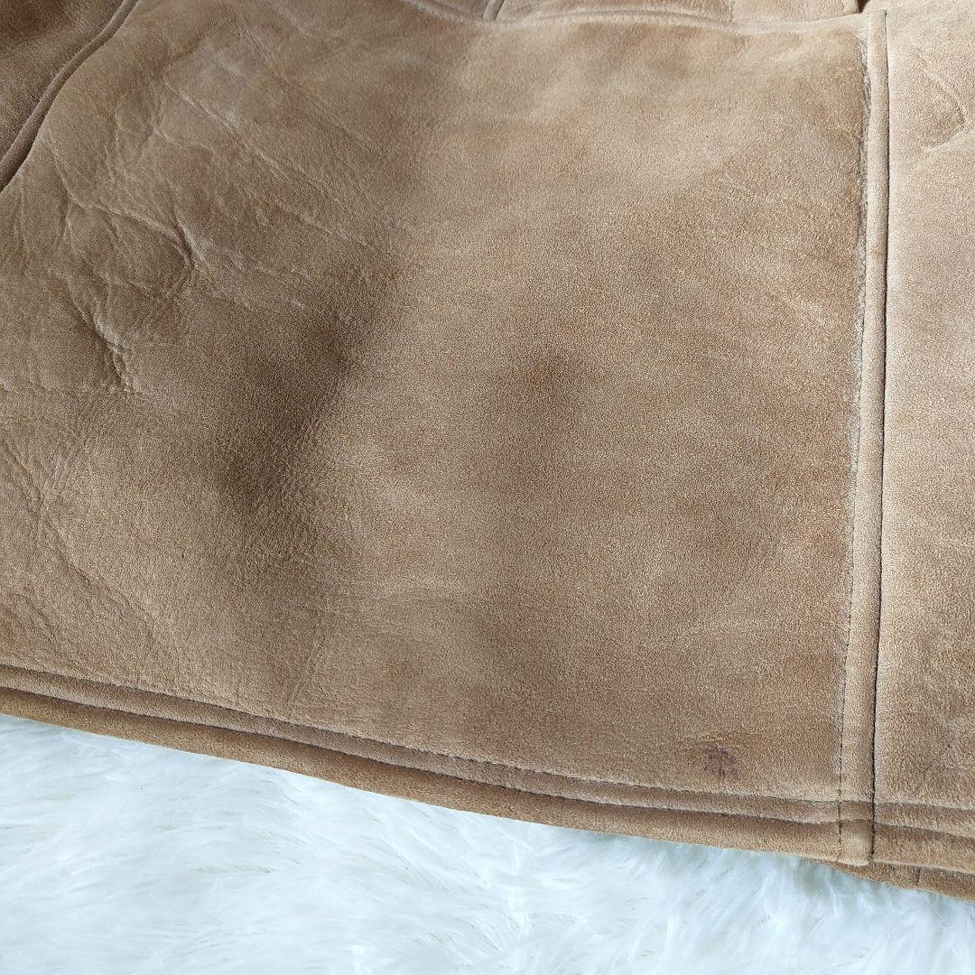 オーバーサイズ ムートンコート ニュージーランド製 ロング丈 vintage