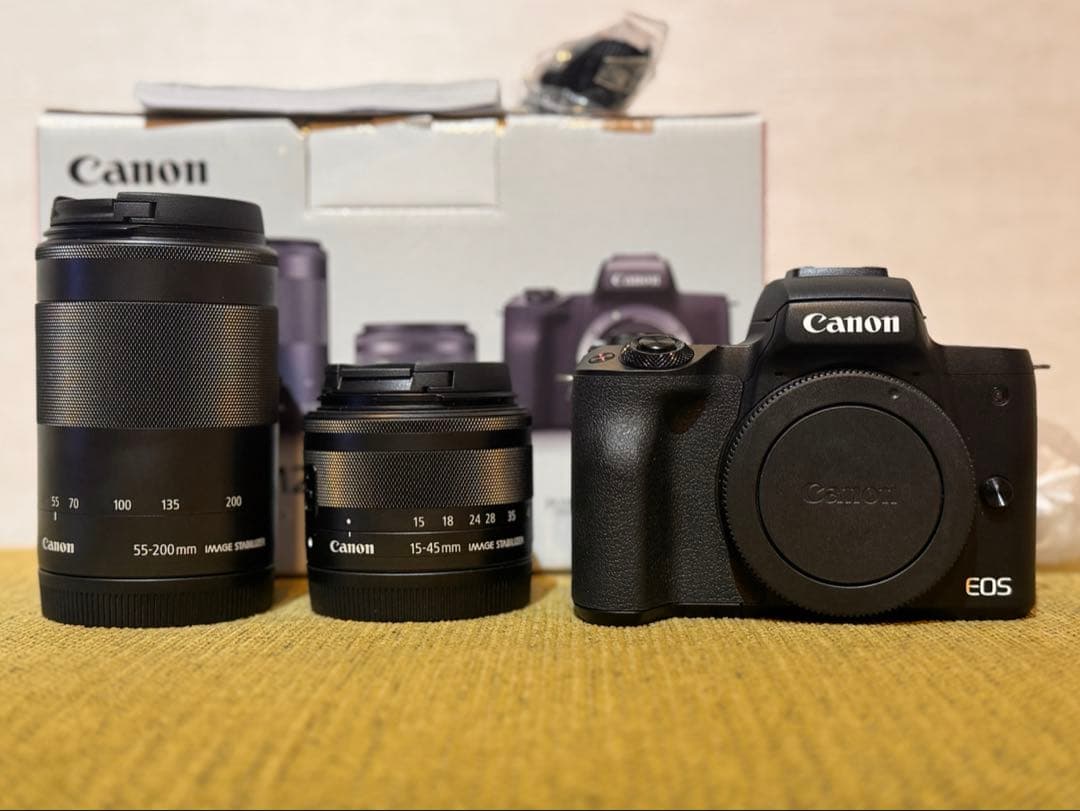 Canon EOS kiss M2 ダブルズームキット
