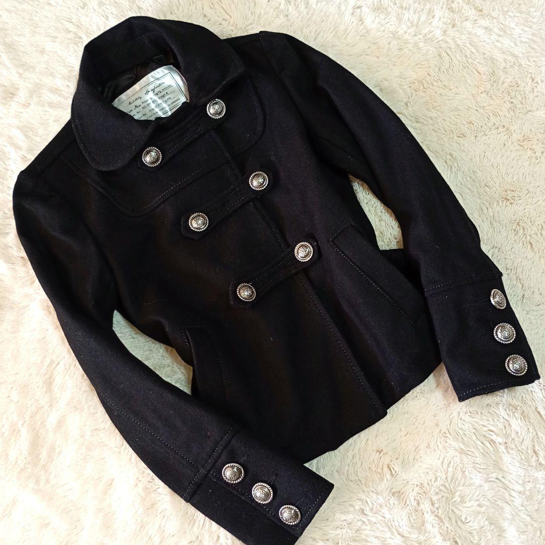 Y2K ナポレオンジャケット 短丈コート NANA ダークコア グランジ M