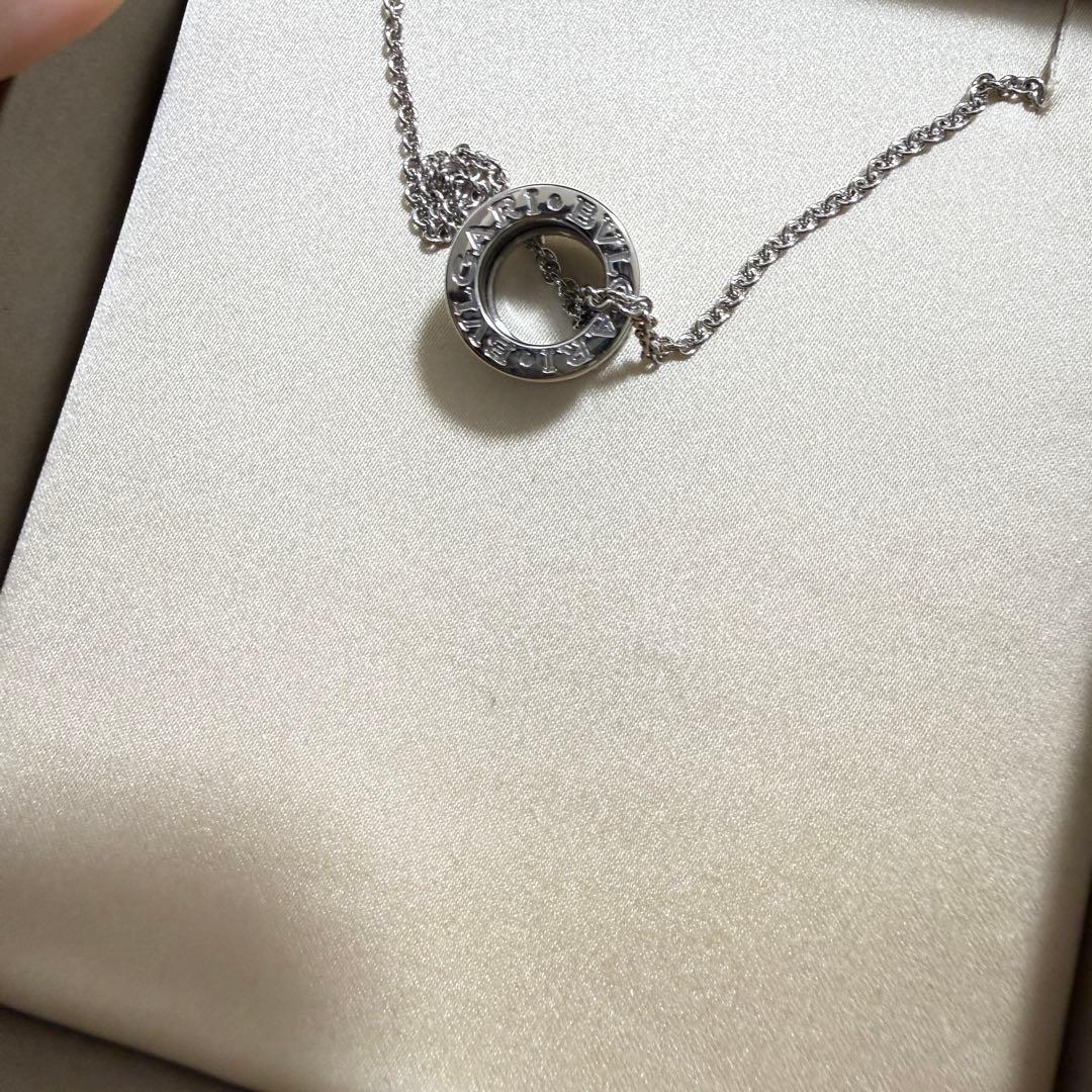 【新品　未使用】BVLGARI ネックレス シルバー ブラック セラミック