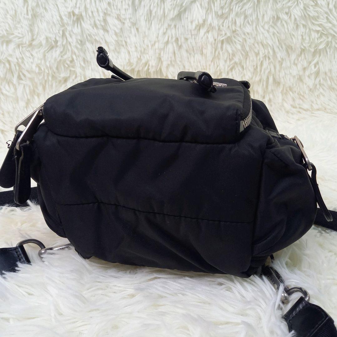 BURBERRY バーバリー ミニ リュック バックパック 巾着 ブラック 黒