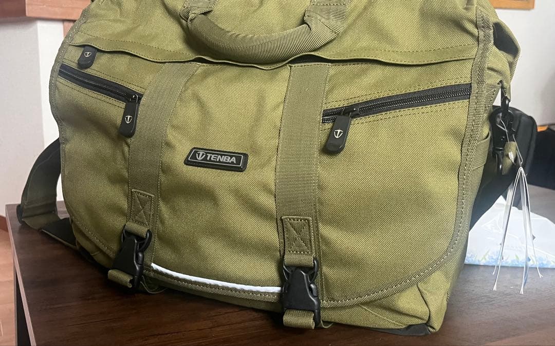 TENBA メッセンジャーバッグ オリーブグリーン