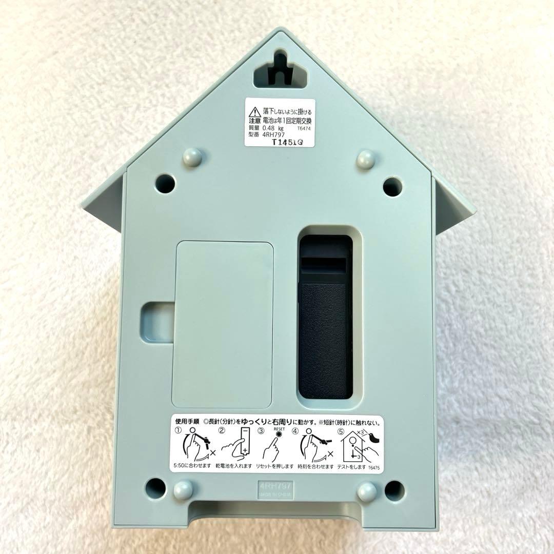 未使用　ふいごカッコー　ハト時計　クオーツ式　ふいご式鳩時計　ミズイロ