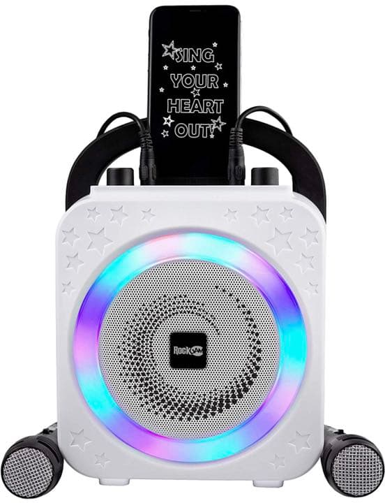 Bluetooth カラオケマイク 手持ちマイク2本 内蔵バッテリー Party