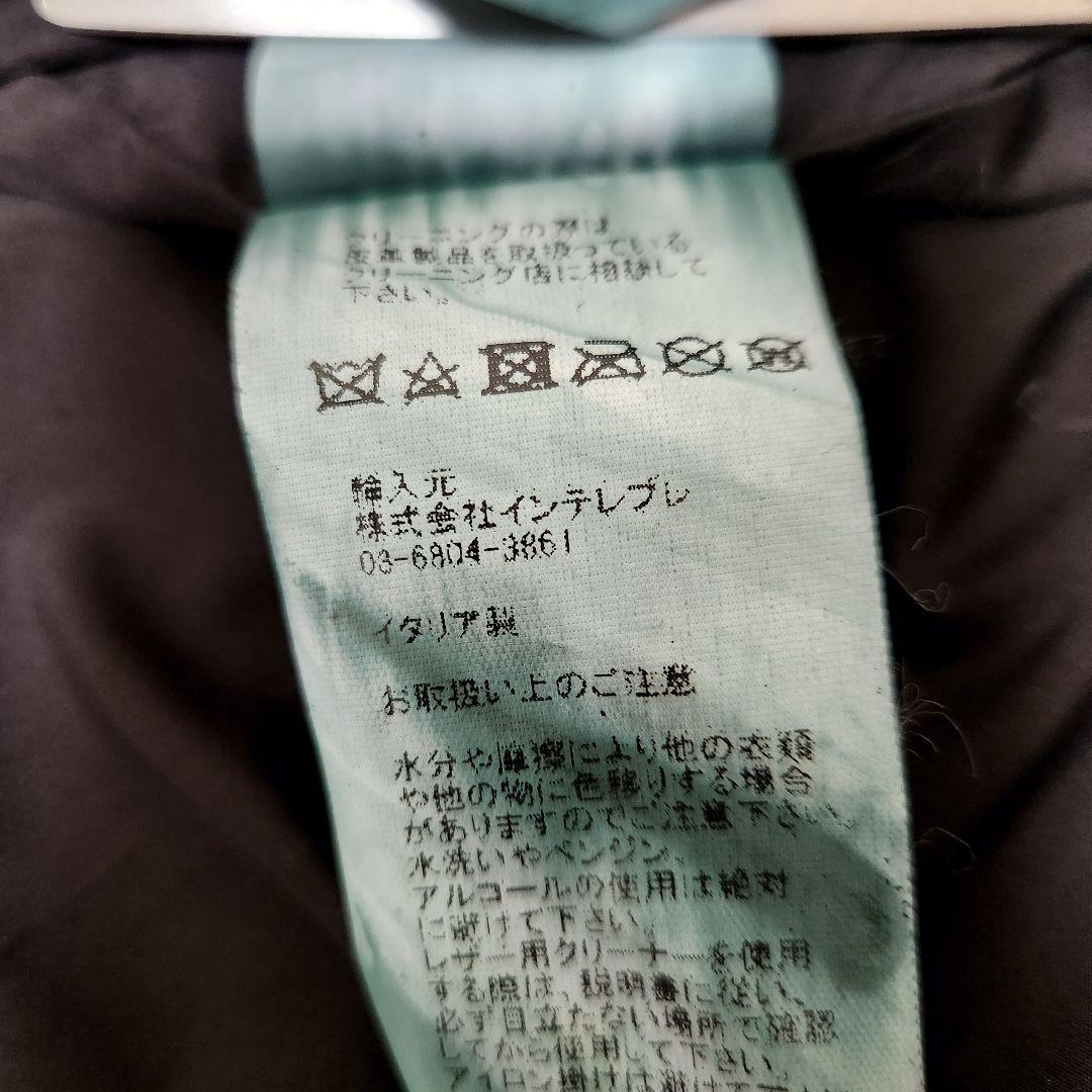 EMMETI エンメティ juri ユリ ラムレザー ジップ 黒 40