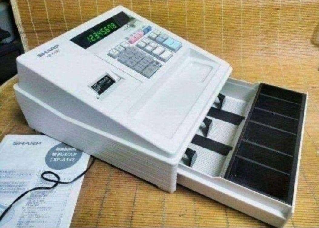 美品シャープレジスター　XE-A147　PC連携　630061