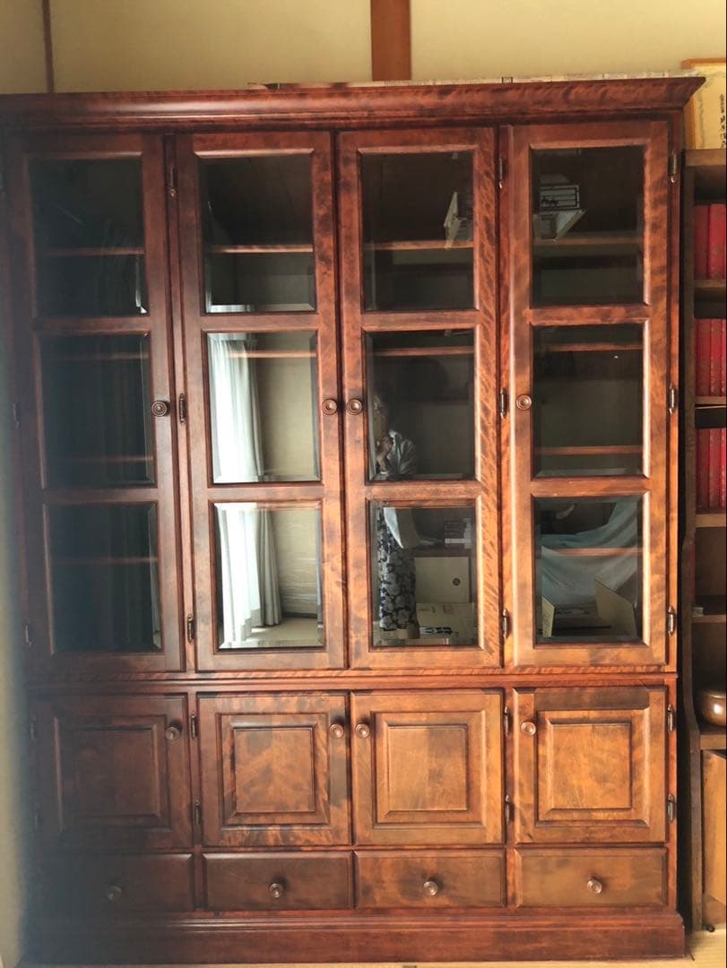 渡邊様限定取引　他の方は申し込み不可高級感あふれるアンティーク風本棚【送料込み】