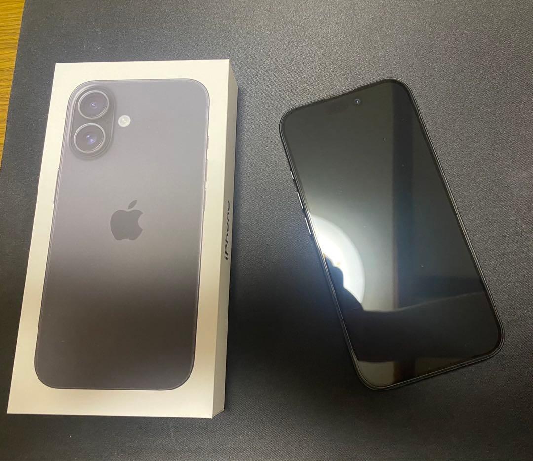 iPhone16 ブラック　SIMフリー　128GB