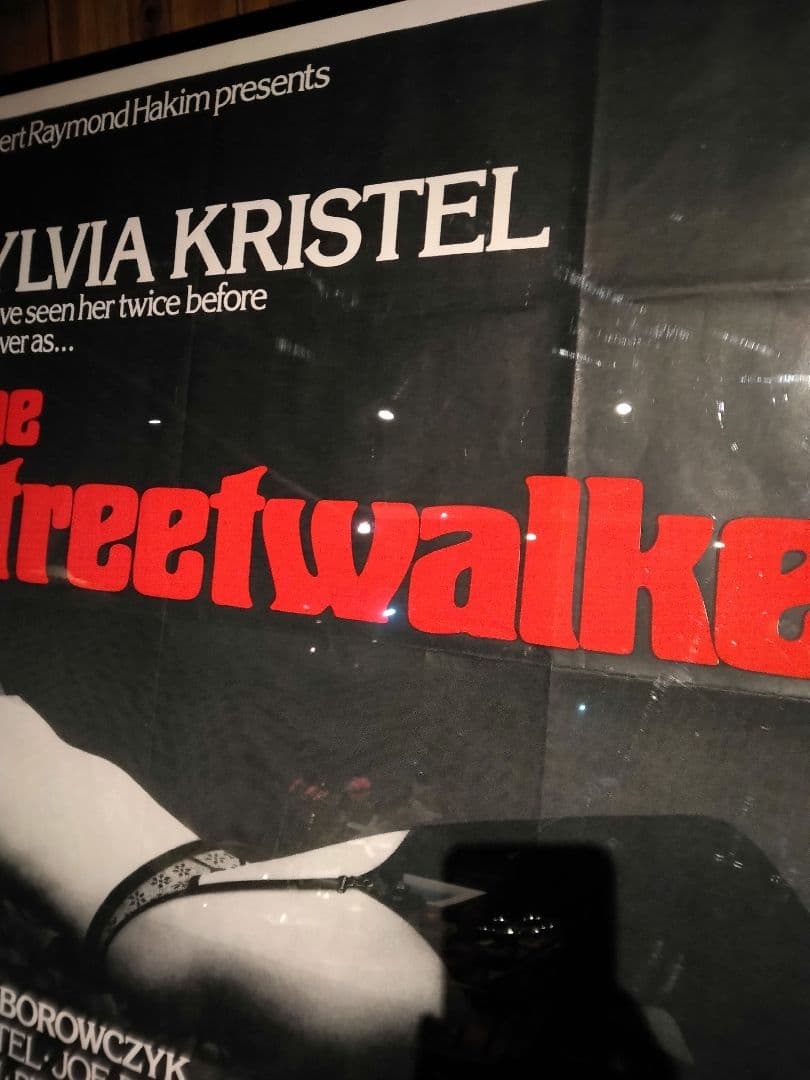 非売品　７０年代　イギリス　映画ポスター　シルヴィア・クリステル　ピンクフロイド