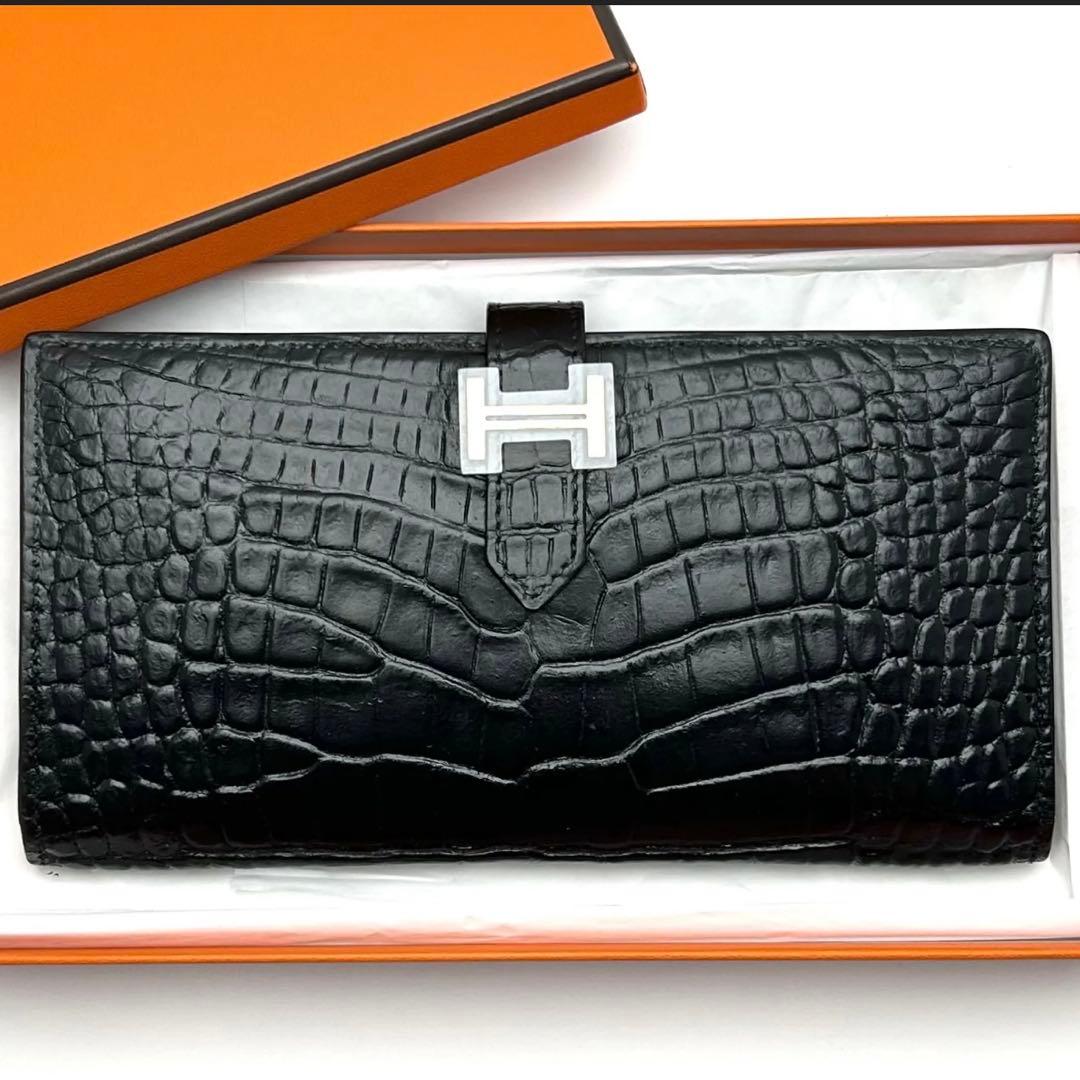 【値下げ不可】早い者勝ちHERMES ベアンスフレクロコダイルブラック