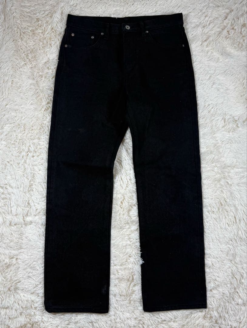 IRON HEART 21oz ブラックデニム 32