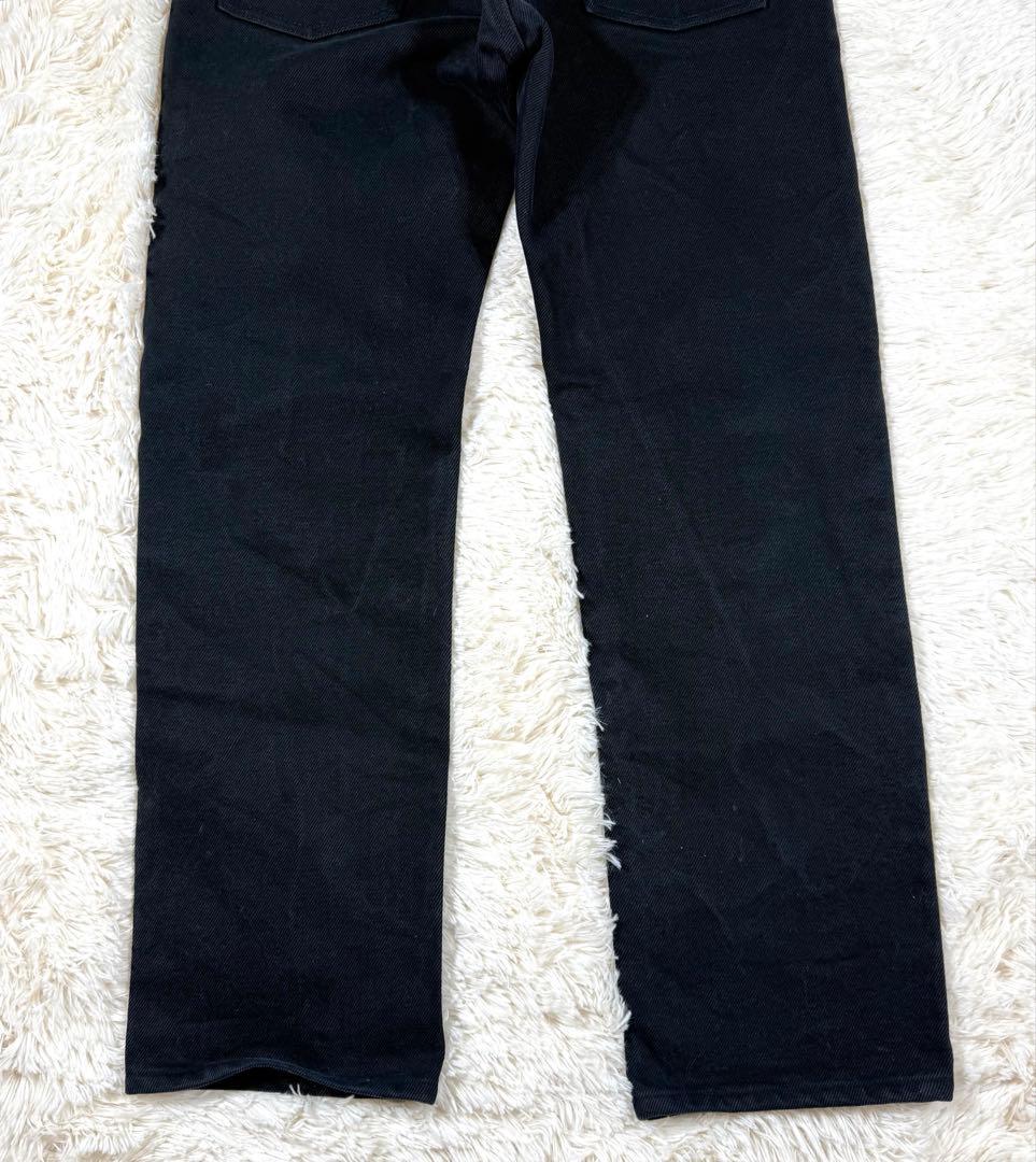 IRON HEART 21oz ブラックデニム 32