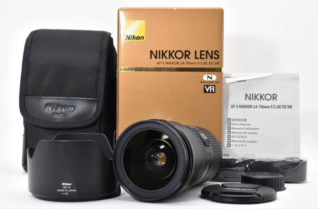 美品 Nikon AF-S NIKKOR 24-70mm F2.8E ED VR