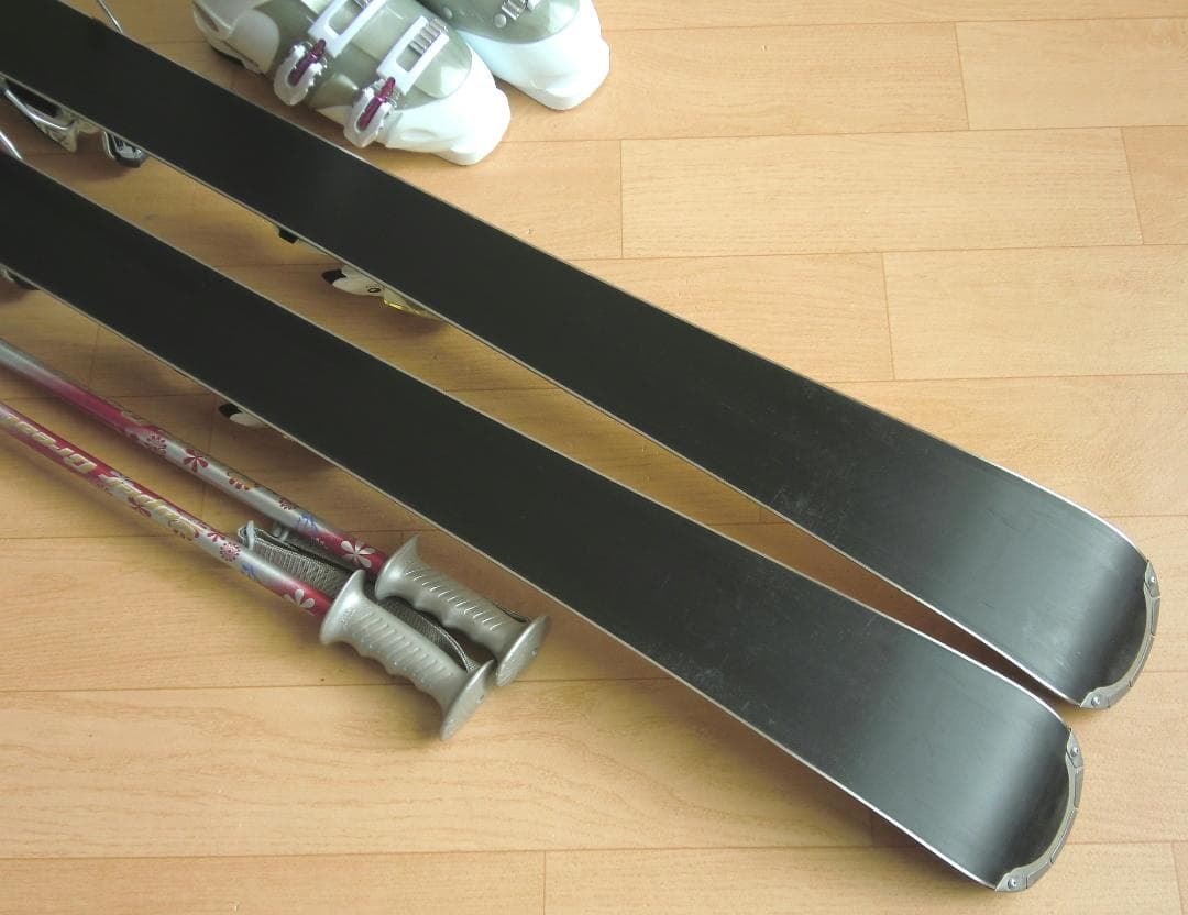 ■■送料無料■ロシニョール■女性用スキーセット■板144靴24.5■メンテ付■■