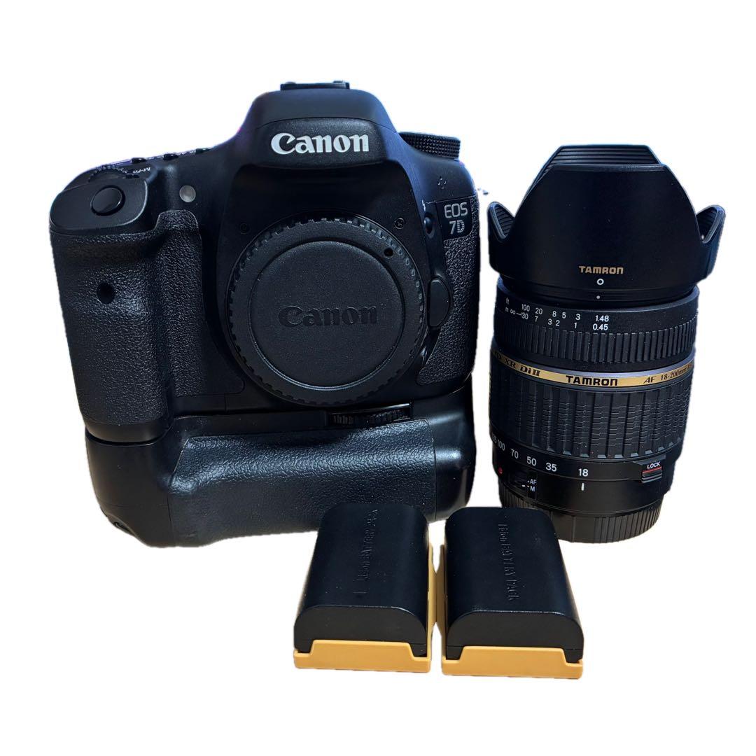 Canon EOS7D Tamron 18-200mm レンズ付き