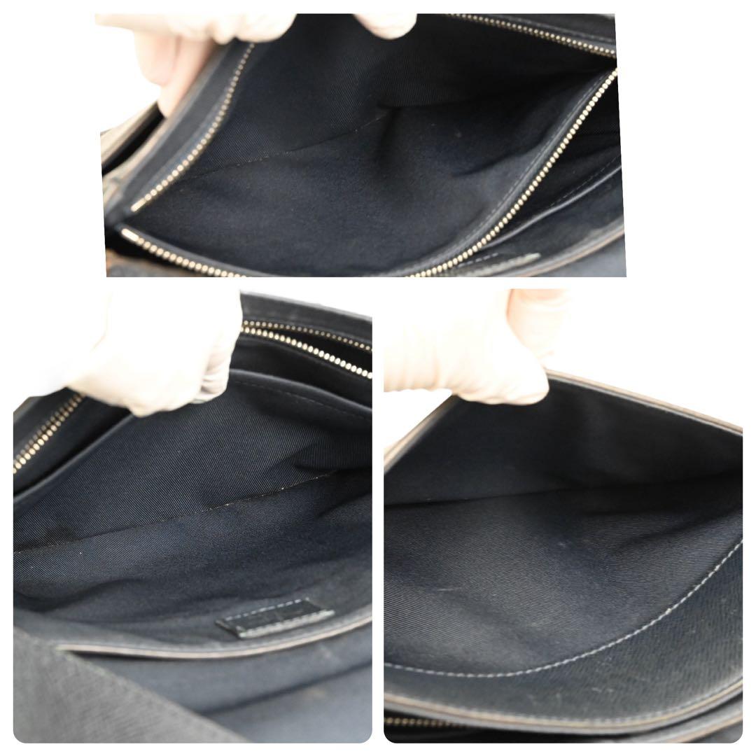 【美品】ルイヴィトン　タイガ　ロマン　ショルダーバッグ　メッセンジャー　レザー